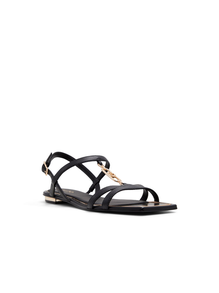 Aldo Women Black Flat Sandals