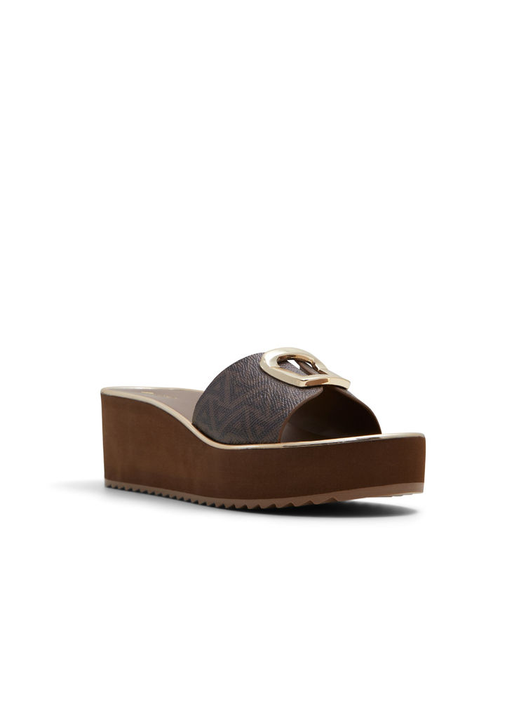 Aldo Women Brown Wedges