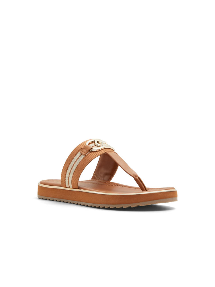 Aldo Women Tan Flat Sandals-picture-21