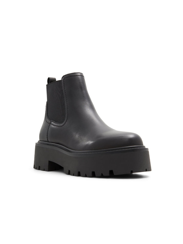 Aldo Women Black Ankle Chelsea Boots-image-24