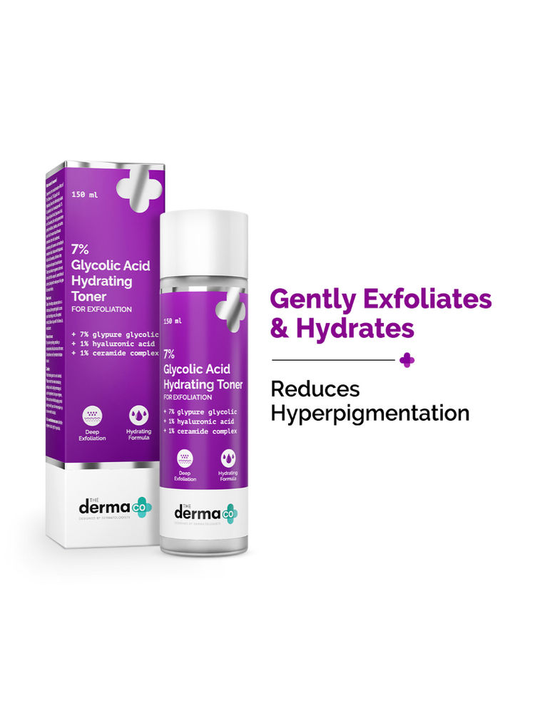 The Derma Co 7% Glycolic Acid Hydrating Toner for Exfoliation and All Skin Types-picture-17