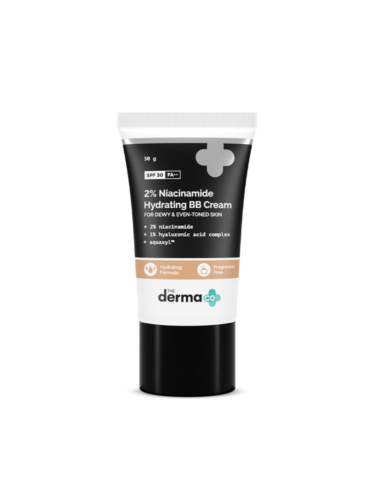 The Derma Co 2% Hydrating BB Cream with Niacinamide and SPF 30 and PA ++