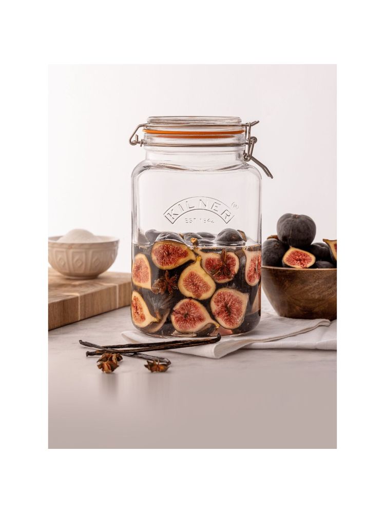 Kilner Clip Top Square Jar for thinKitchen, 3 Litre-image-40