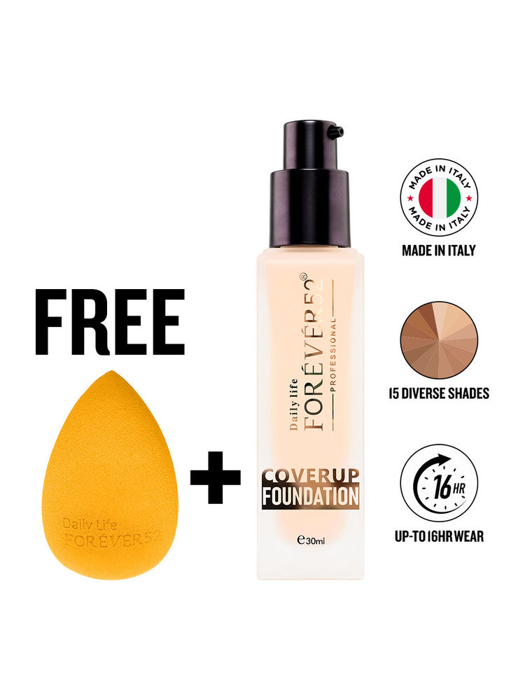 Daily Life Forever52 Coverup Foundation with Free Sponge-picture-10