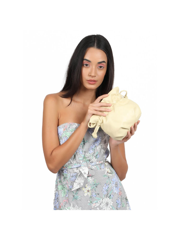 Odette Off White Solid Potli-image-16