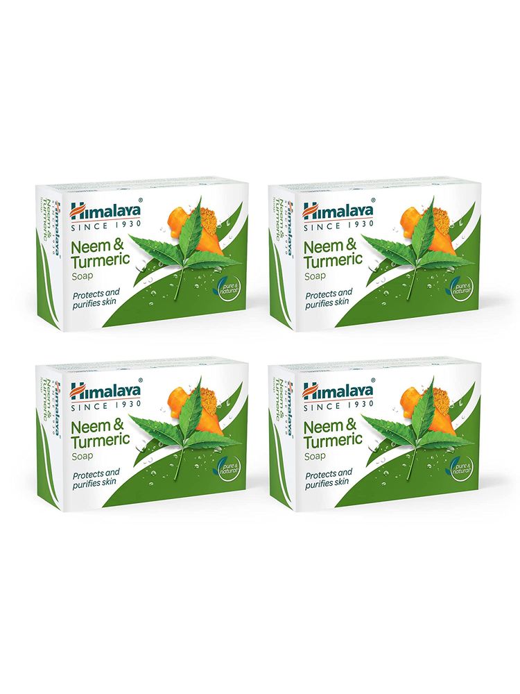 Himalaya Neem & Turmeric Soap - Pack of 4 (Save Rs.20/-)-image-35