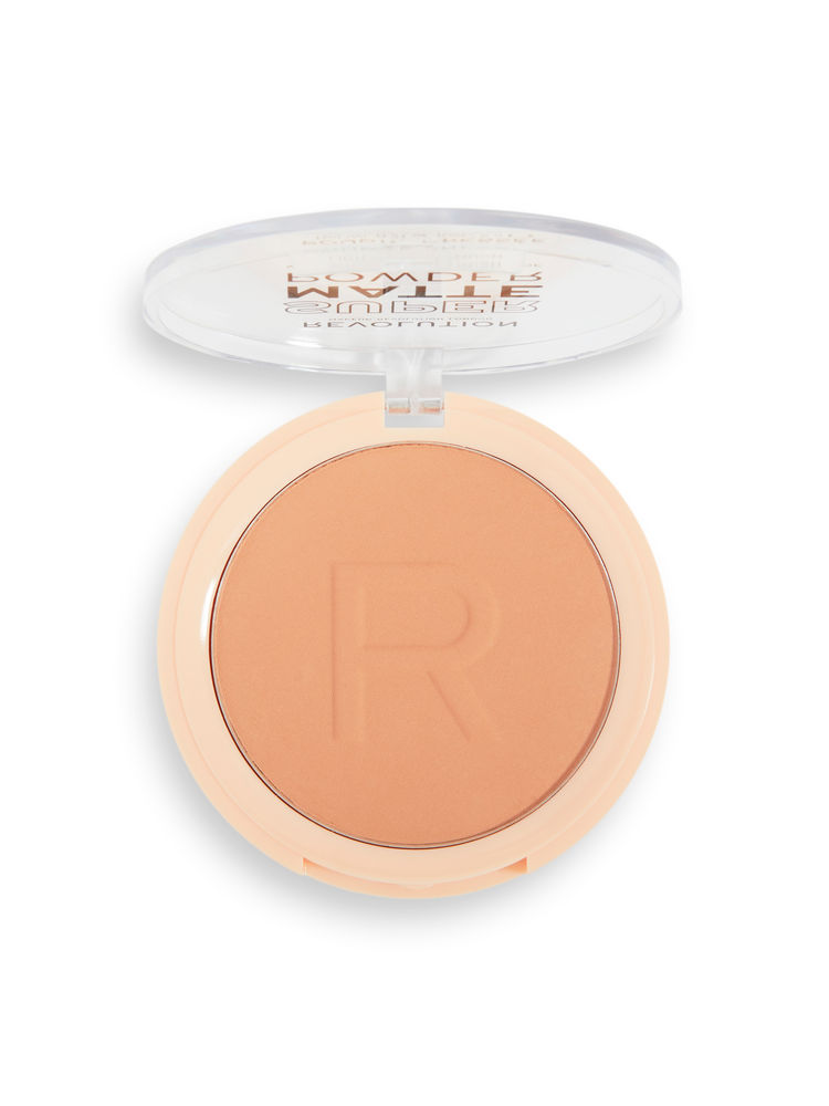 Makeup Revolution Super Matte Pressed Powder - Warm Beige-picture-8