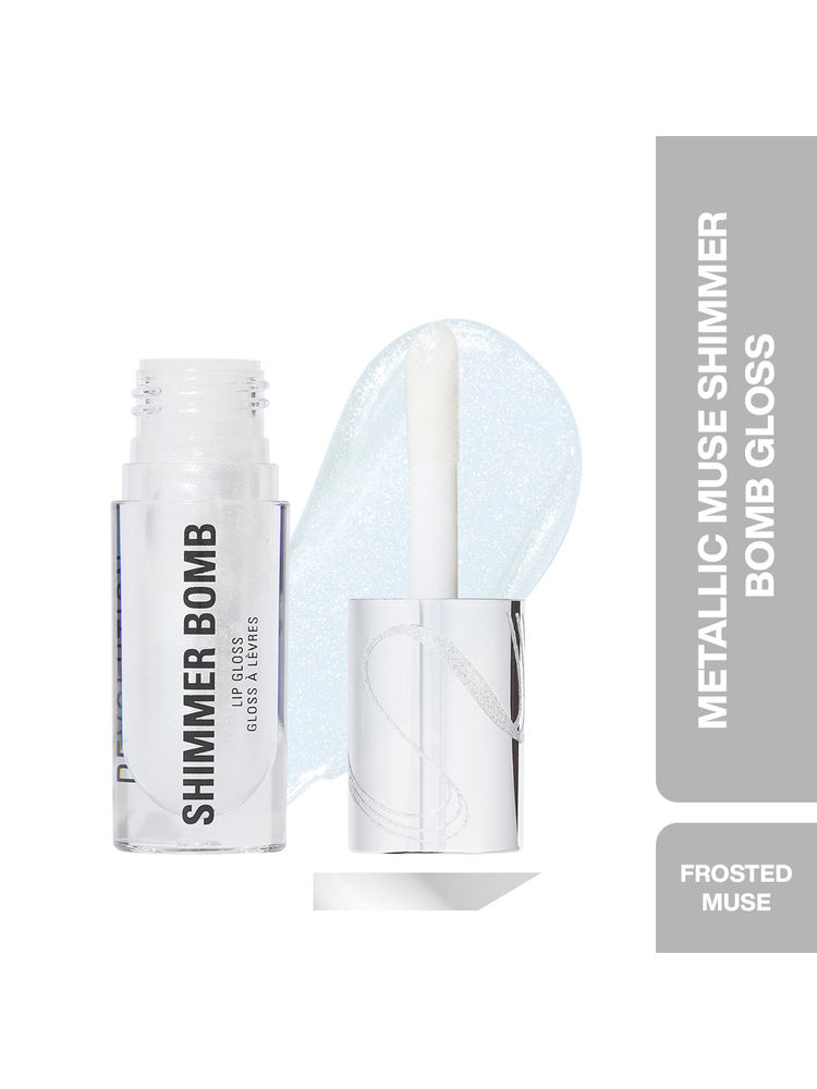 Makeup Revolution Metallic Muse Shimmer Bomb Lip Gloss-image-28