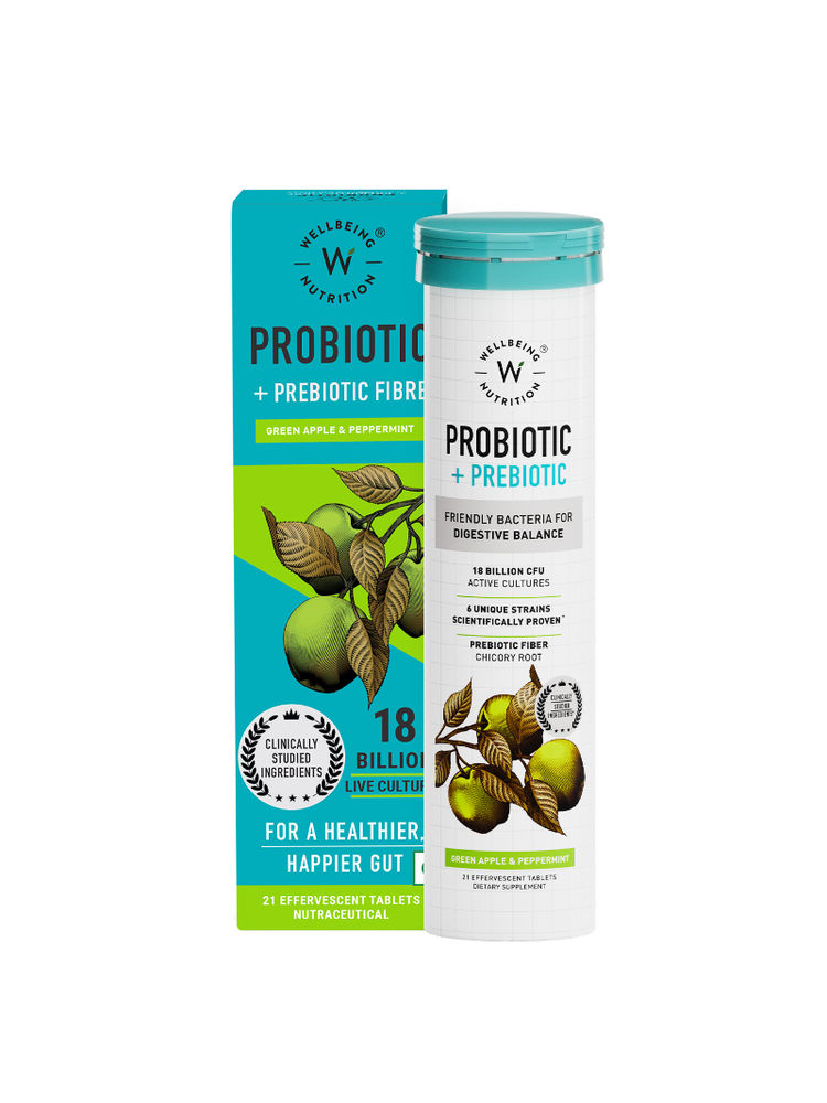 Wellbeing Nutrition Probiotic + Prebiotic 18B CFU, Indigestion, Bloating-image-20