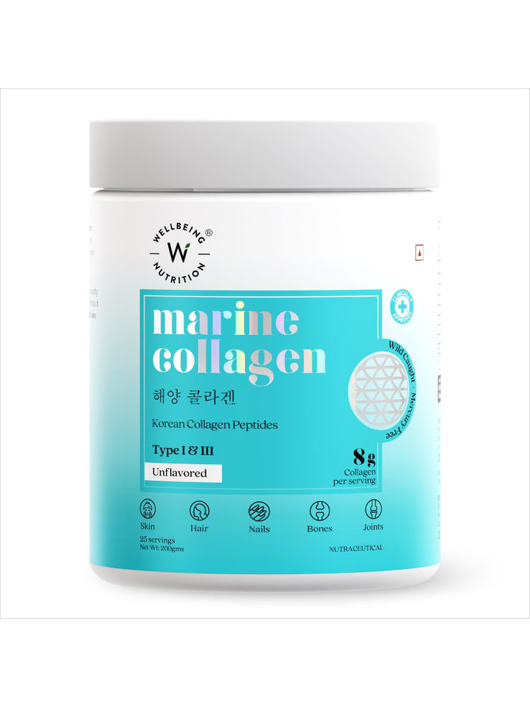 Wellbeing Nutrition Pure Korean Marine Collagen Supplements - Unflavoured