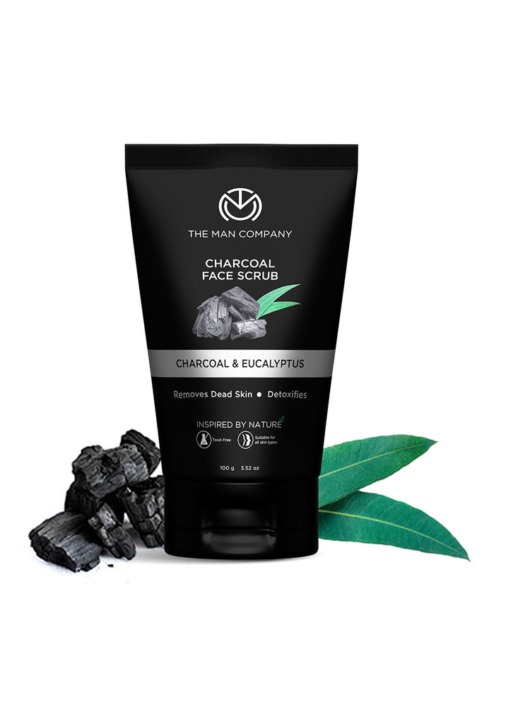 The Man Company Charcoal Face Scrub With Lemongrass & Eucalyptus-image-37