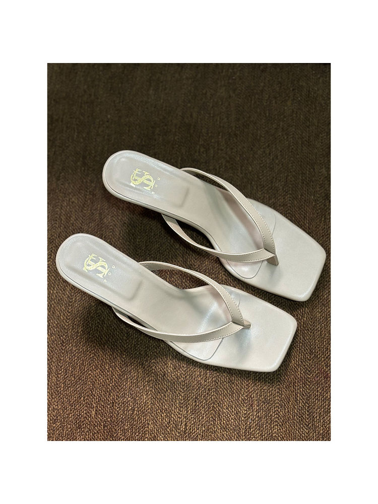 Shoe that fits you Mocha Thong Heels-picture-24