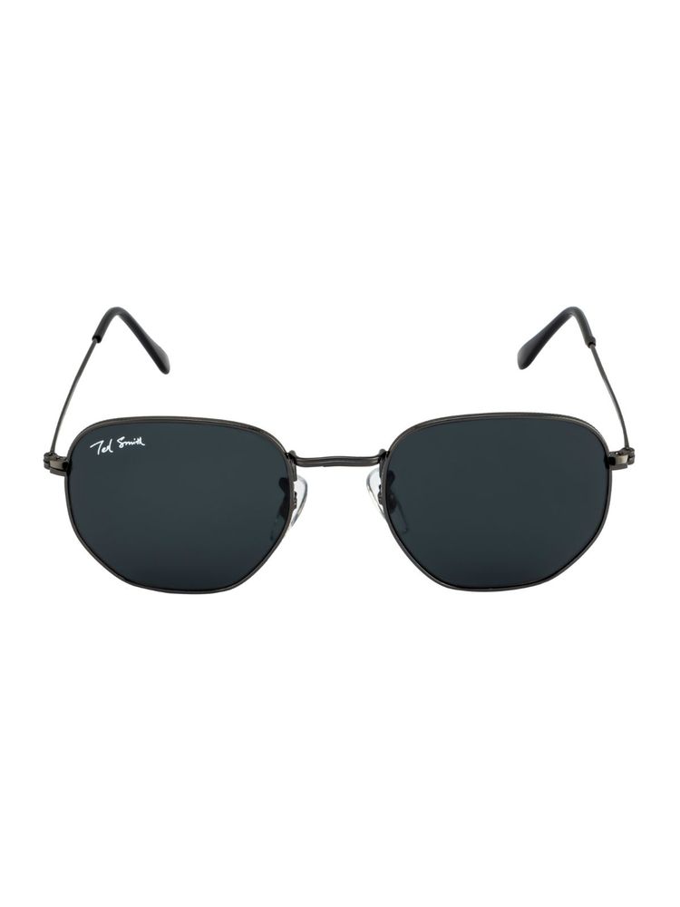 TED SMITH Hexagonal UV Protection Sunglasses for men women Glass Lens HEXON_C14-picture-11