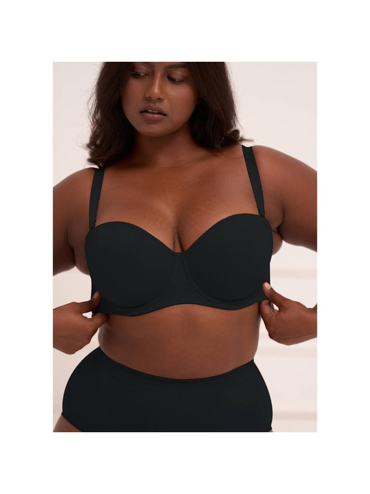 Underneat Black Women All Day Hold Strapless Bra-image-1