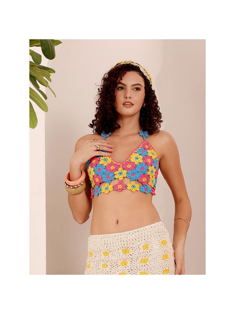 Velvery Women Summer Beach Crochet Bralette-picture-34
