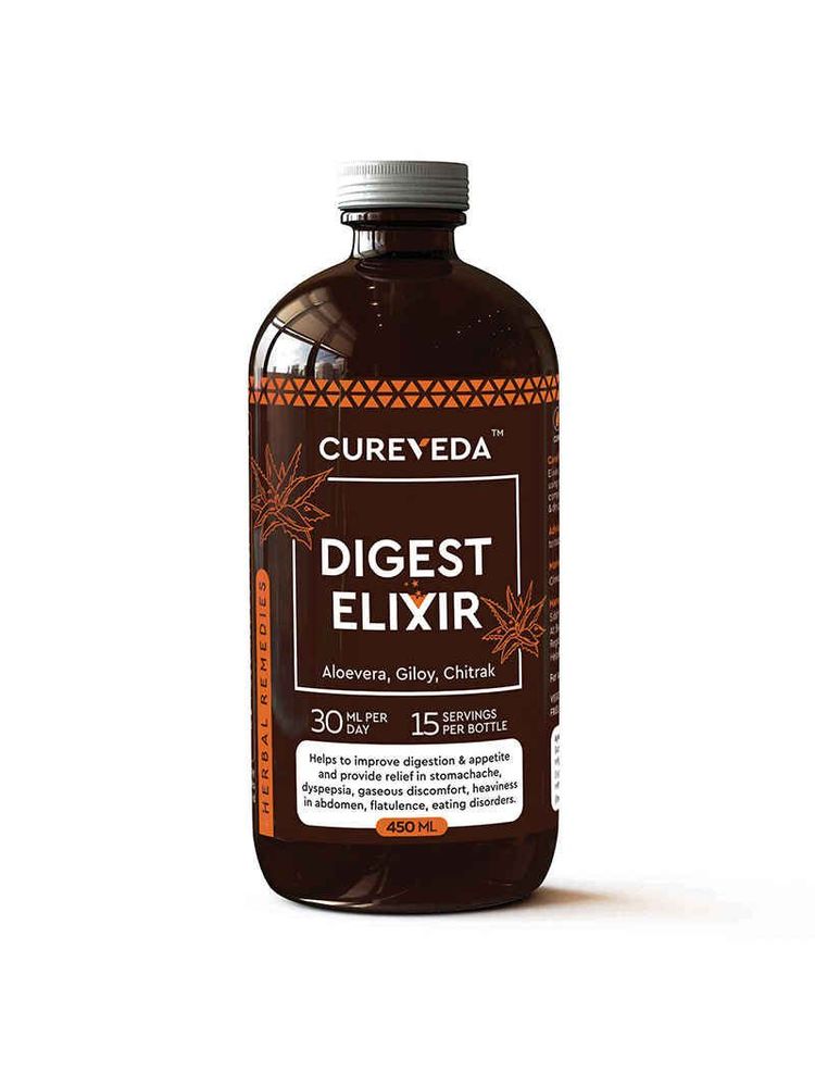 Cureveda Herbal Digest Elixir For Digestive Health & Acidity-picture-23