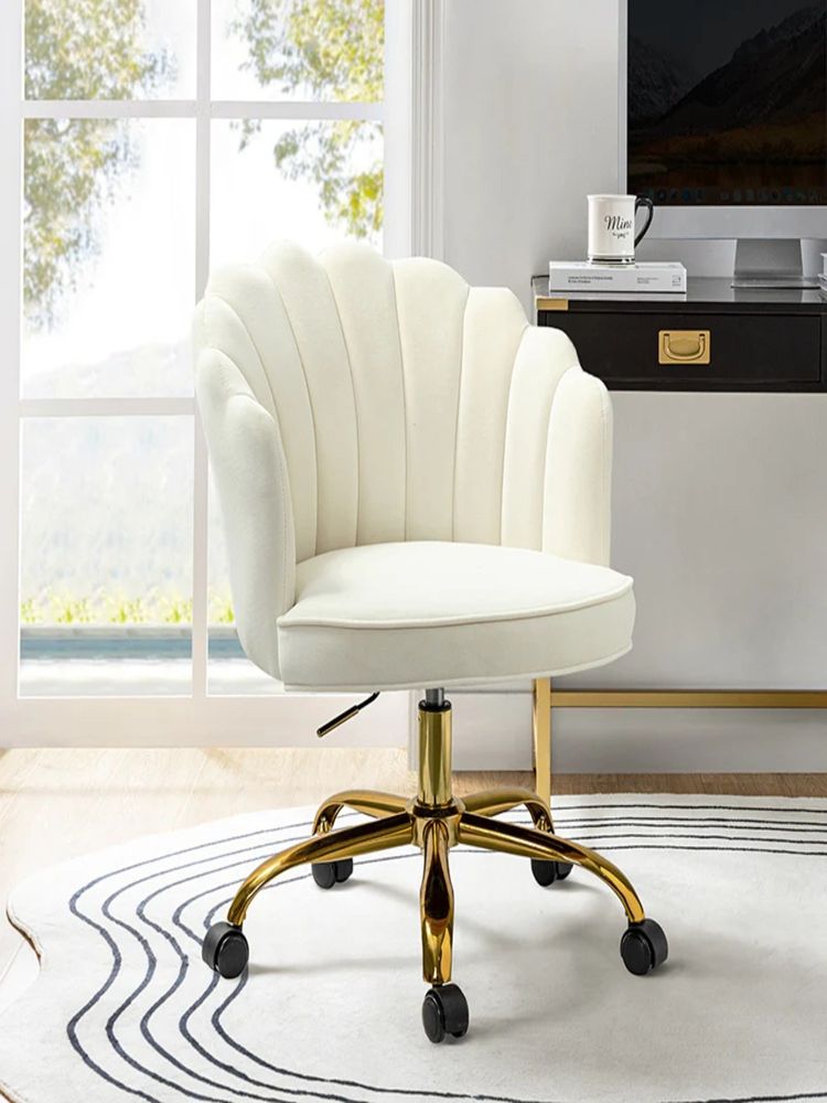 Doe Buck Cheylee Study Chair Off White