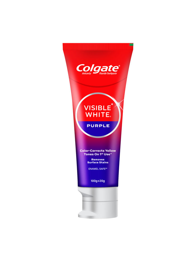 Colgate Visible White Purple Toothpaste