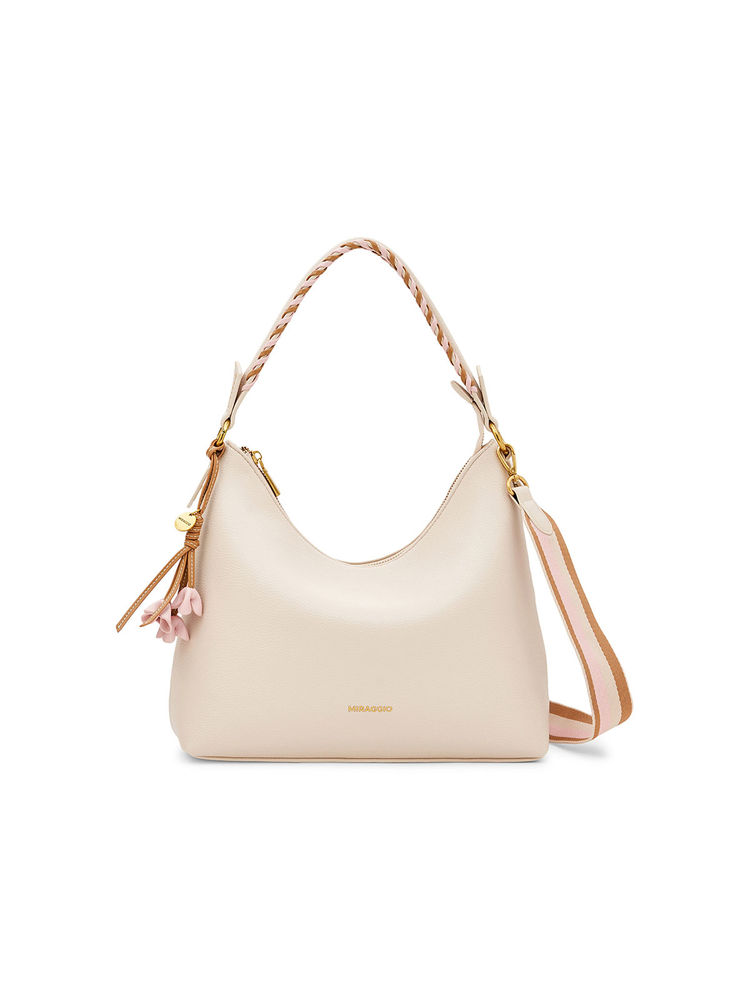 MIRAGGIO Vanilla Hobo Handbag-image-15
