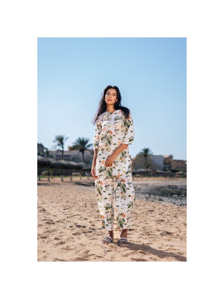 SAY Printed Pure Cotton Night Suit (Set of 2)-image-5