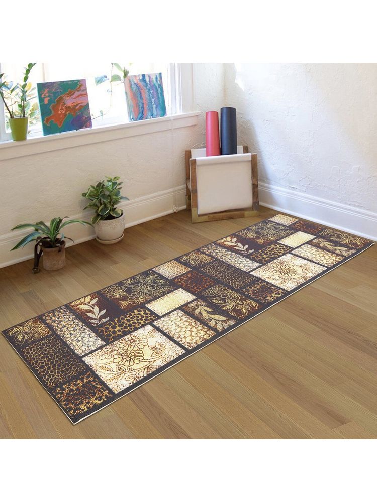 OBSESSIONS Printed Yoga Mat with Carrying Strap Multi-Color