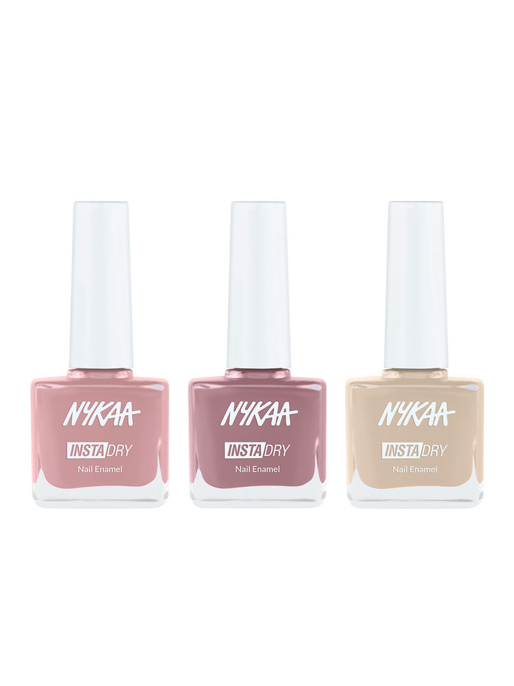 Nykaa Cosmetics Nail It With Nude Nail Enamels - Almond Archive + Nude Notification + Rose Room-picture-25