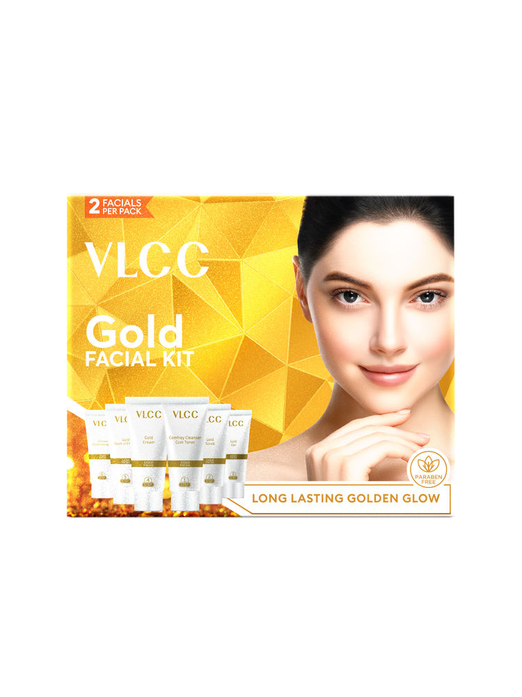 VLCC Gold Facial Kit For Luminous & Radiant Complexion