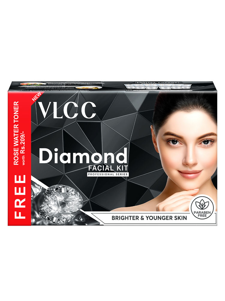 VLCC Diamond Facial Kit With Free Rose Water Toner