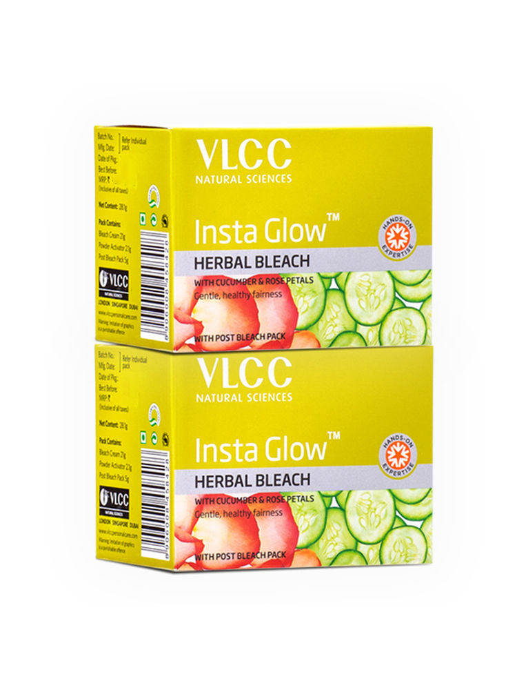 VLCC Insta Glow Herbal Bleach Pack of 2-picture-17
