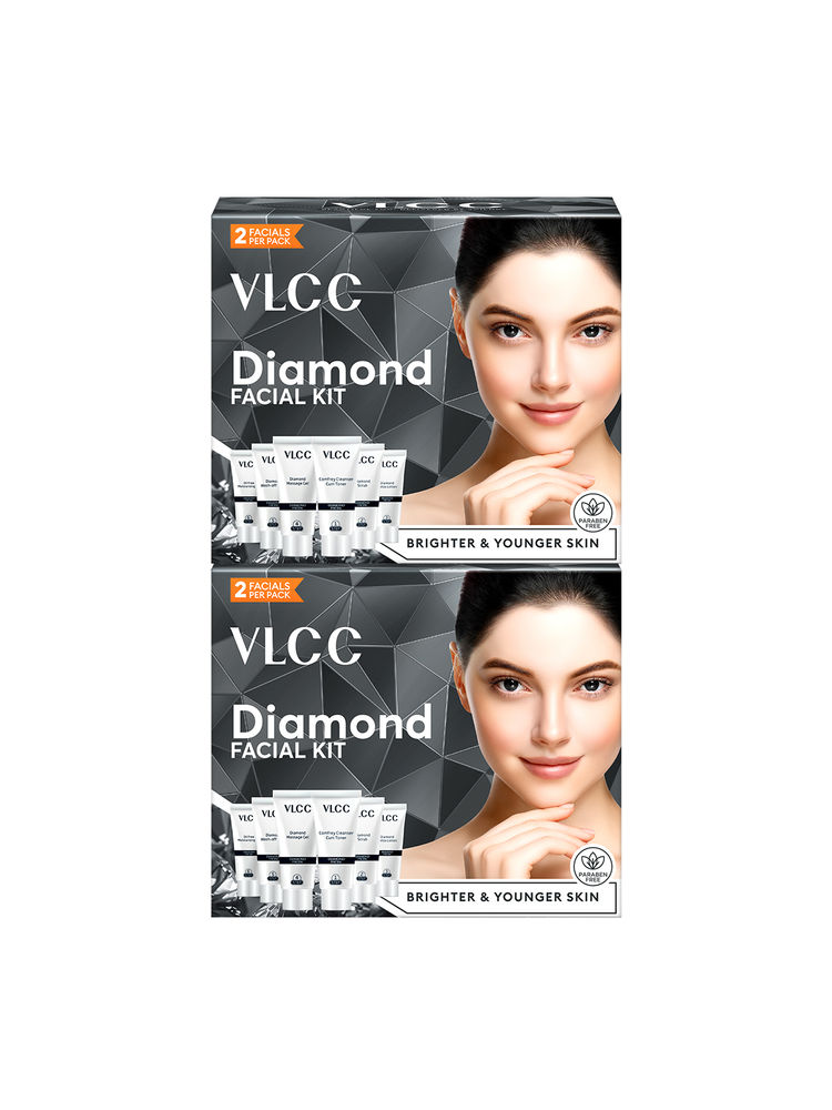 VLCC Diamond Single Facial Kit Pack of 2
