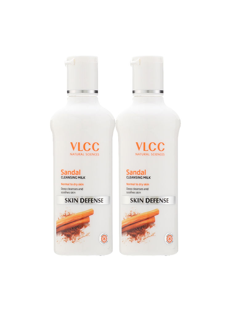 VLCC Sandal Cleansing Milk - Pack of 2
