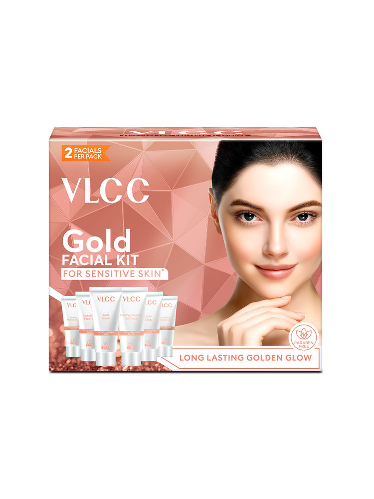 VLCC Gold Facial Kit For Sensitive Skin-image-20