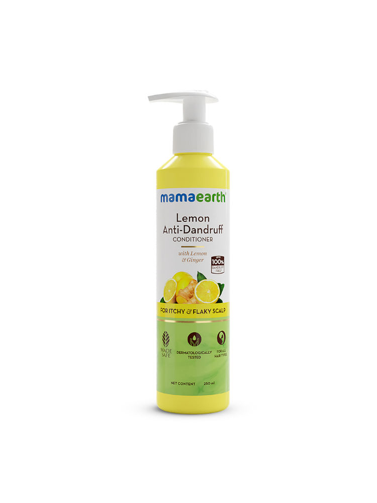 Mamaearth Lemon Anti Dandruff Conditioner With Lemon & Ginger For Soft & Smooth Hair-image-24