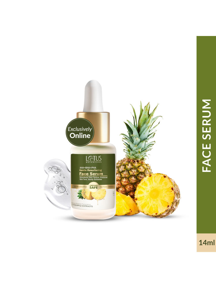 Lotus Botanicals AHA + BHA + PHA & Pineapple Gentle Resurfacing Face Serum-image-30