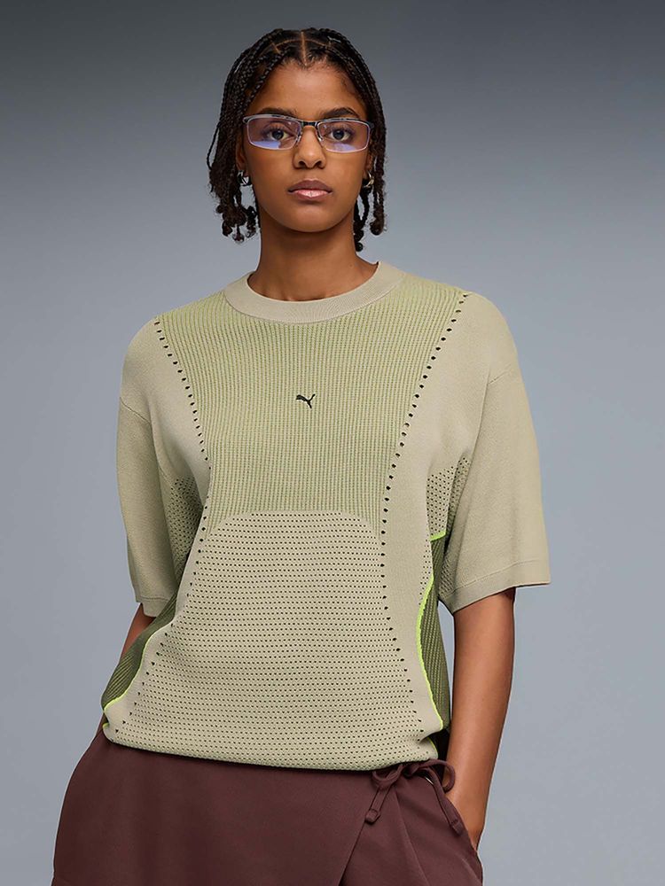 Puma Clrt Relaxed Knitted T Shirt-picture-13