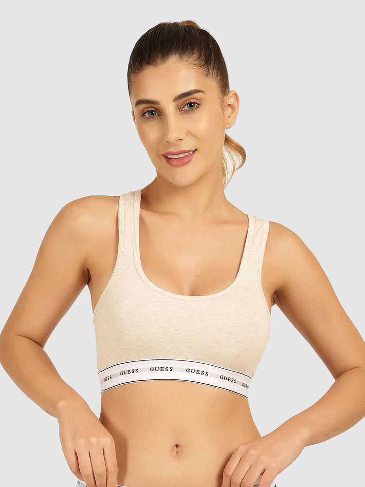 guess fashion Guess Cotton Cream Carrie Bralette-picture-22