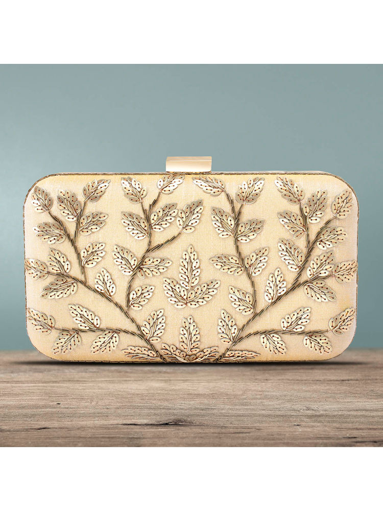 Peora Clutch Purses for Women Wedding Handmade Evening Handbags Party Bridal Clutch (C04G)-image-32