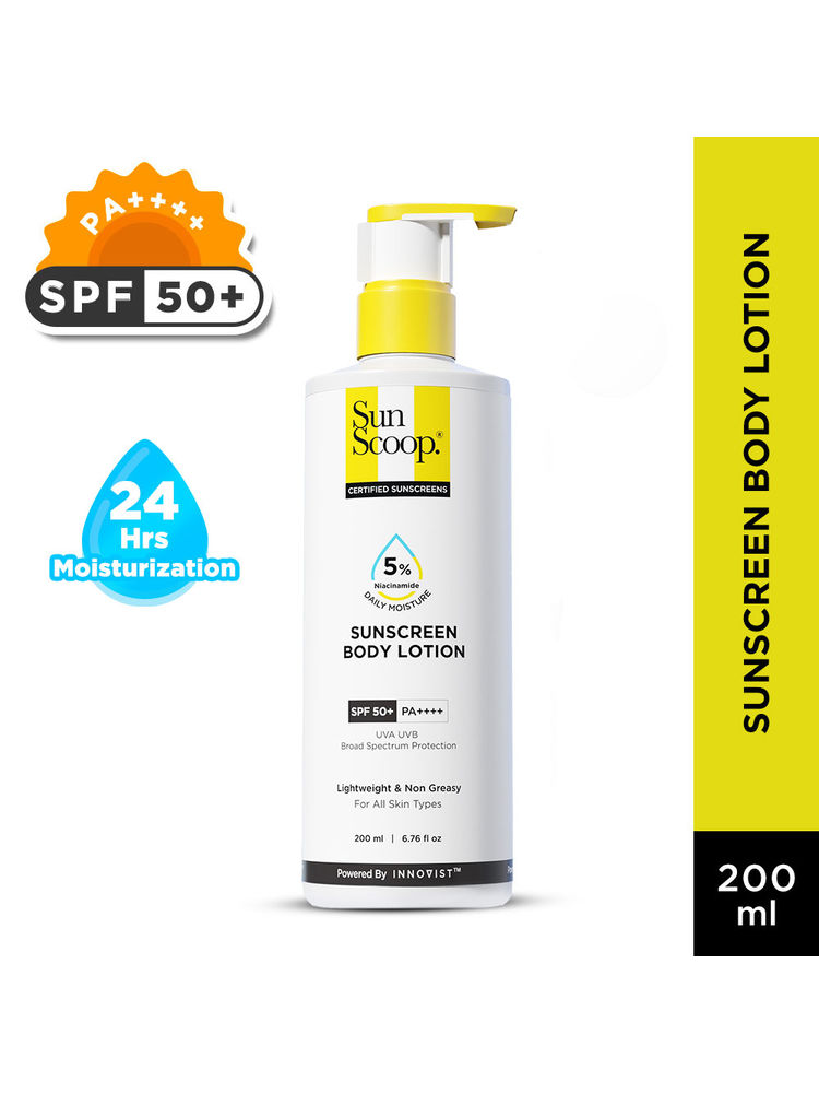 SunScoop 5% Niacinamide Daily Moisture Sunscreen Body Lotion SPF 50+ PA++++-picture-14