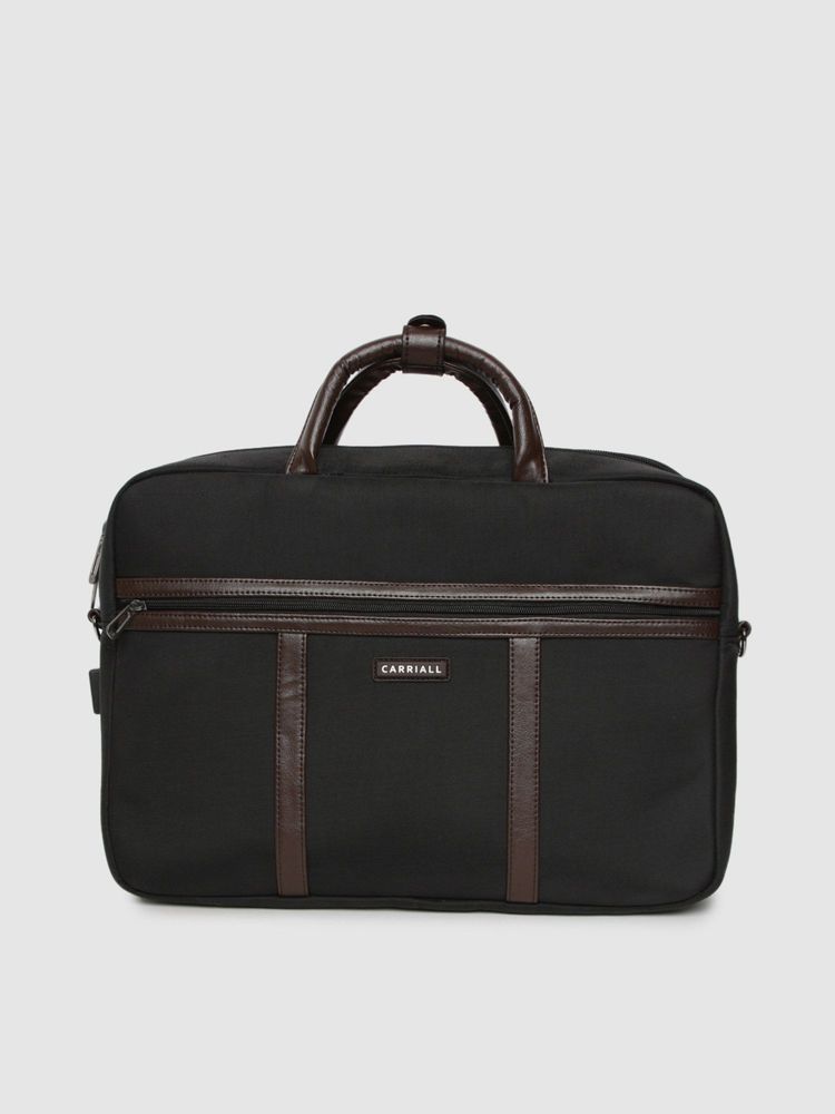 CARRIALL Claro Black Laptop Bag (M)-picture-41