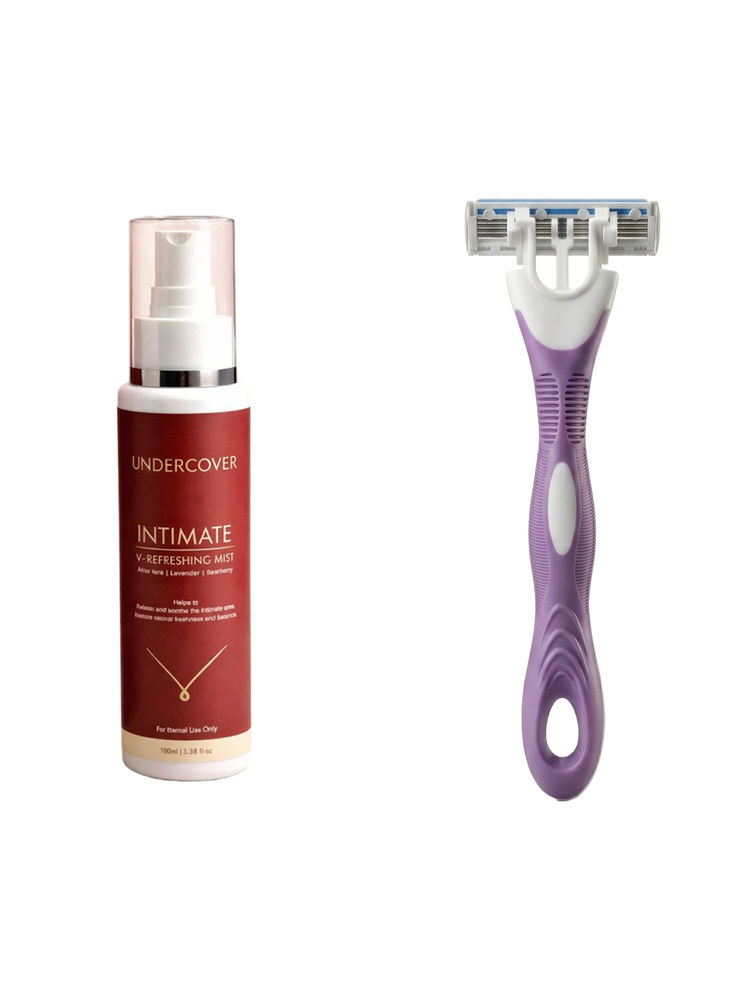 Undercover Women Body Razor & Intimate V-Refreshing Mist Combo-picture-39