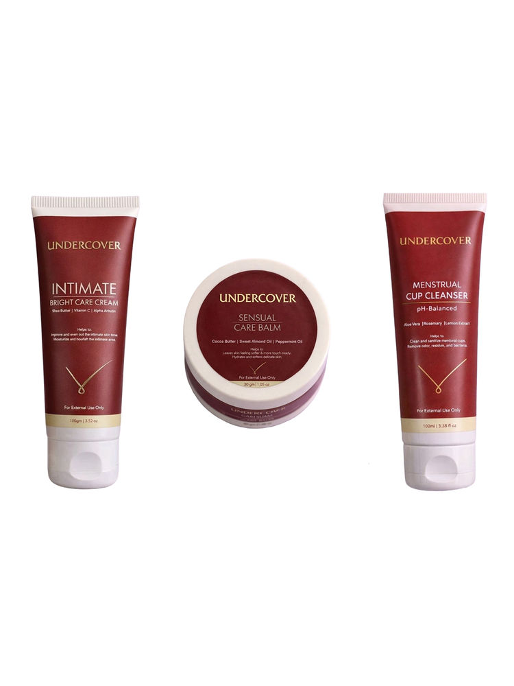 Undercover Intimate Bright Care Cream & Sensual Care Balm & Menstrual Cup Cleanser Combo-picture-7