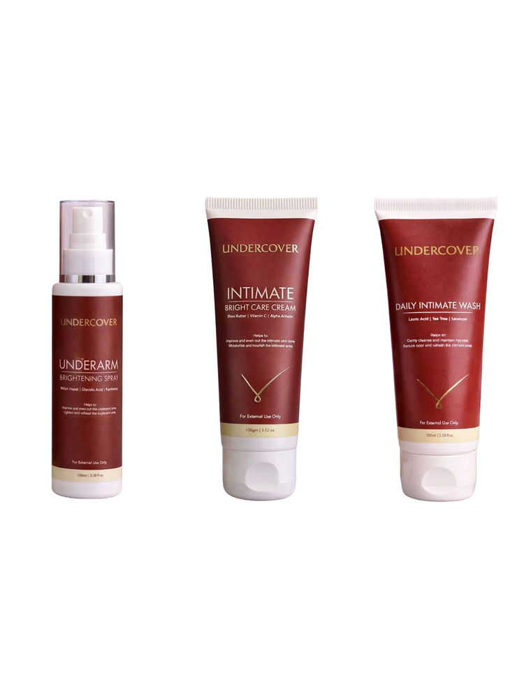 Undercover Intimate Bright Care Cream & Underarm Brightening Spray & Daily Intimate Wash Combo-picture-25
