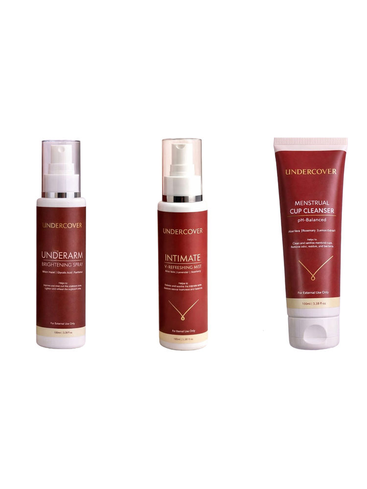 Undercover Intimate V-Refreshing Mist & Underarm Brightening Spray & Menstrual Cup Cleanser Combo-image-13