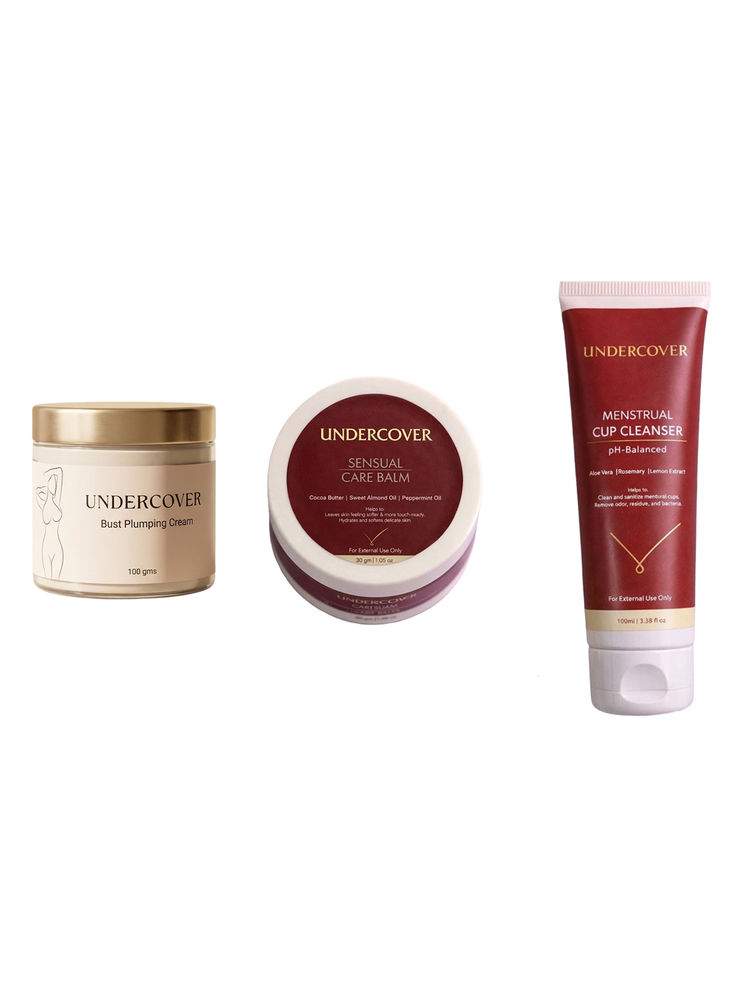Undercover Bust Plumping Cream & Sensual Care Balm & Menstrual Cup Cleanser Combo-picture-29