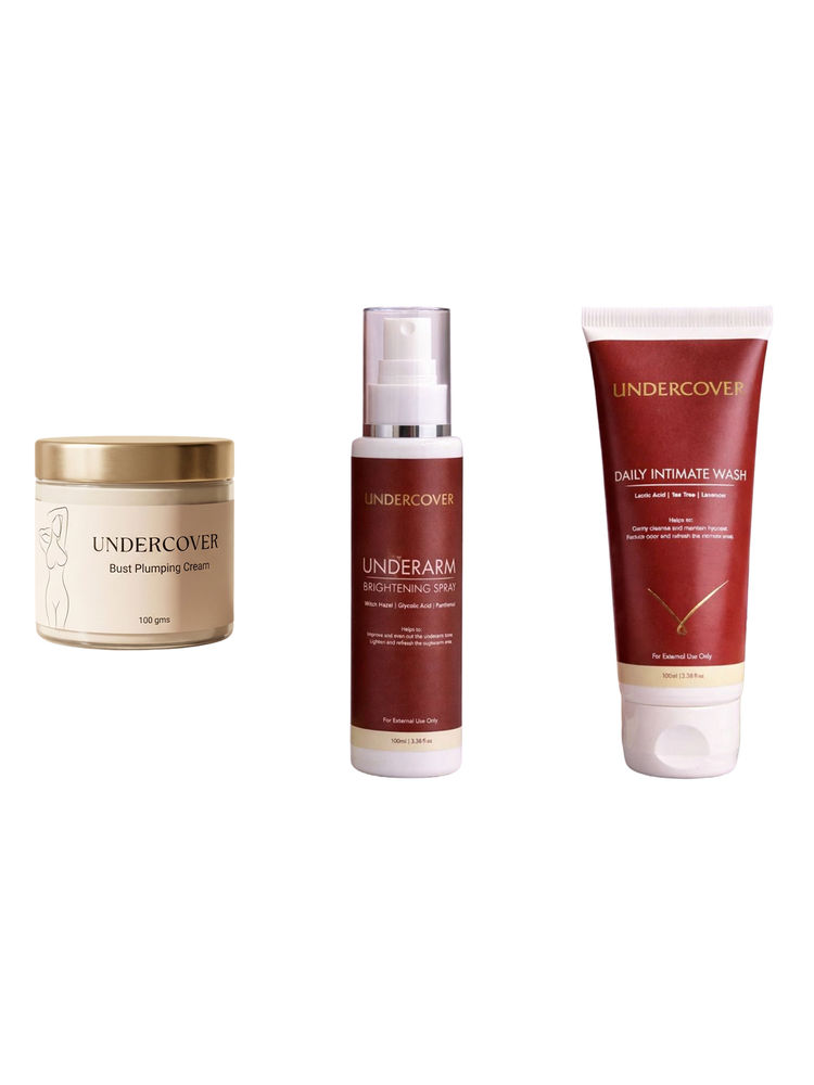 Undercover Underarm Brightening Spray & Bust Plumping Cream & Daily Intimate Wash Combo-picture-11