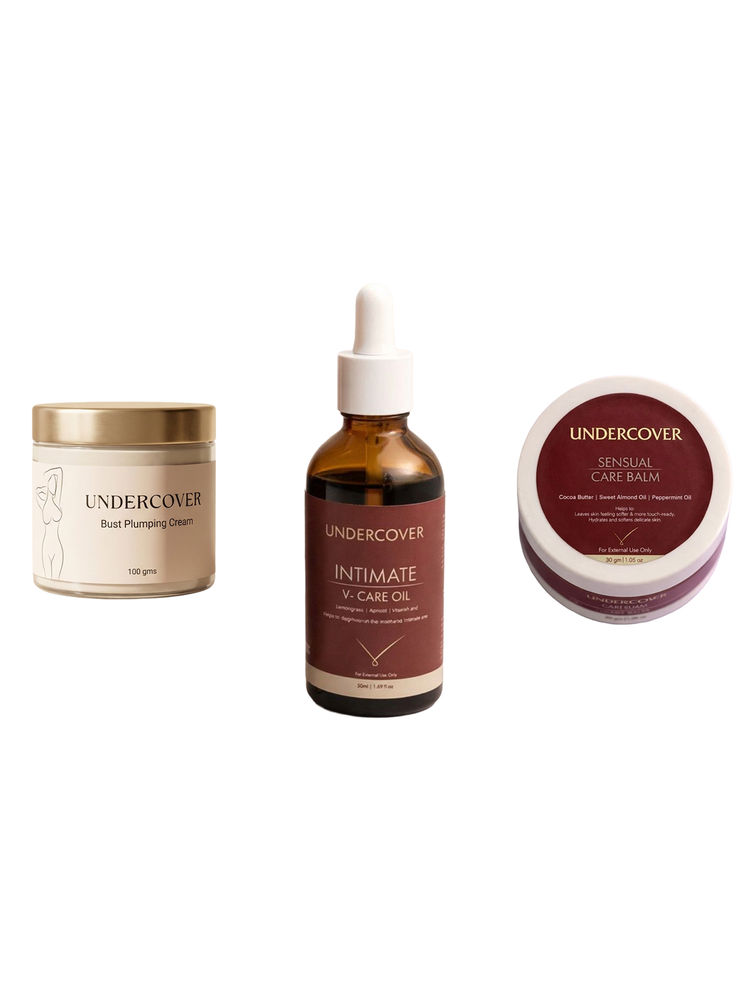 Undercover Intimate V-Care Oil & Bust Plumping Cream & Sensual Care Balm Combo-picture-7