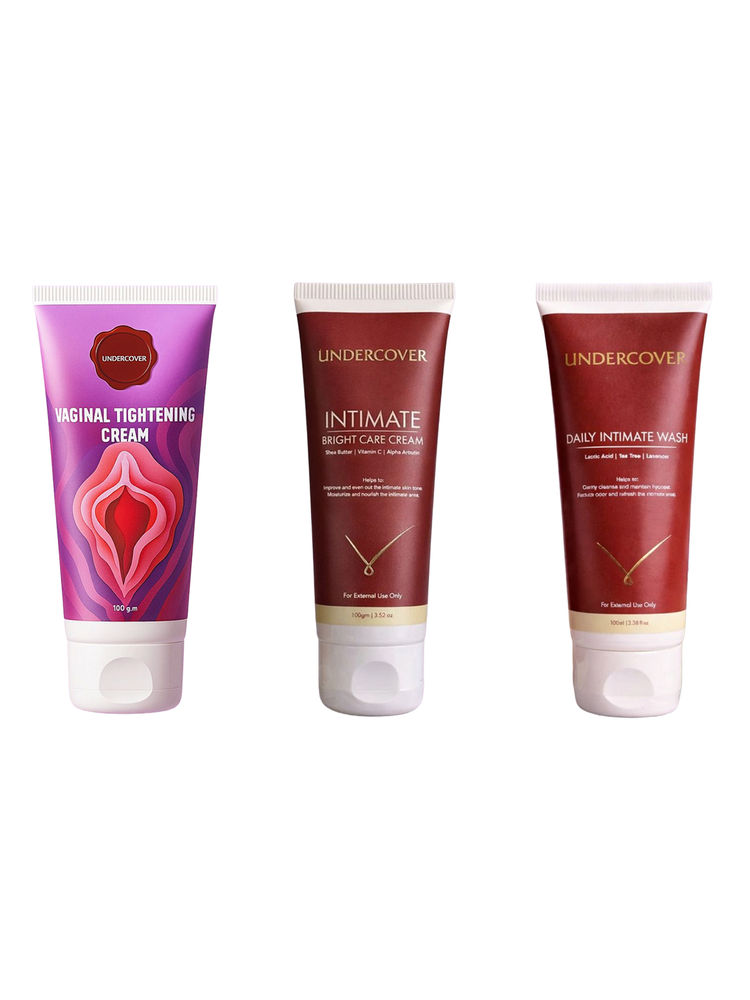 Undercover Intimate Bright Care Cream & Vaginal Tightening Cream & Daily Intimate Wash Combo-image-38