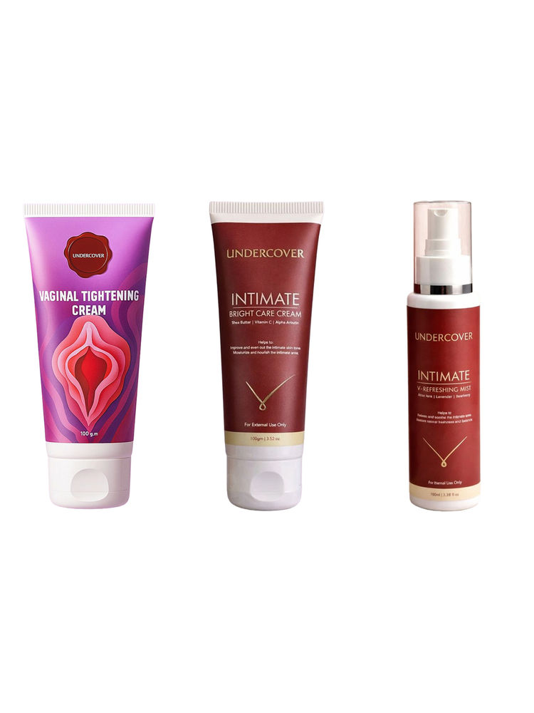 Undercover Intimate Bright Care Cream & Intimate V-Refreshing Mist & Vaginal Tightening Cream Combo-picture-6