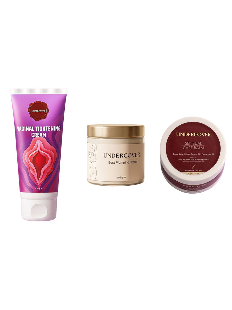 Undercover Bust Plumping Cream & Vaginal Tightening Cream & Sensual Care Balm Combo-picture-19