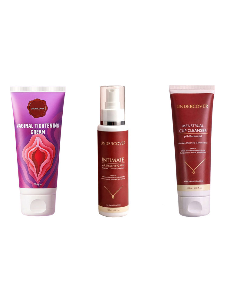 Undercover Intimate V-Refreshing Mist & Vaginal Tightening Cream & Menstrual Cup Cleanser Combo-picture-9